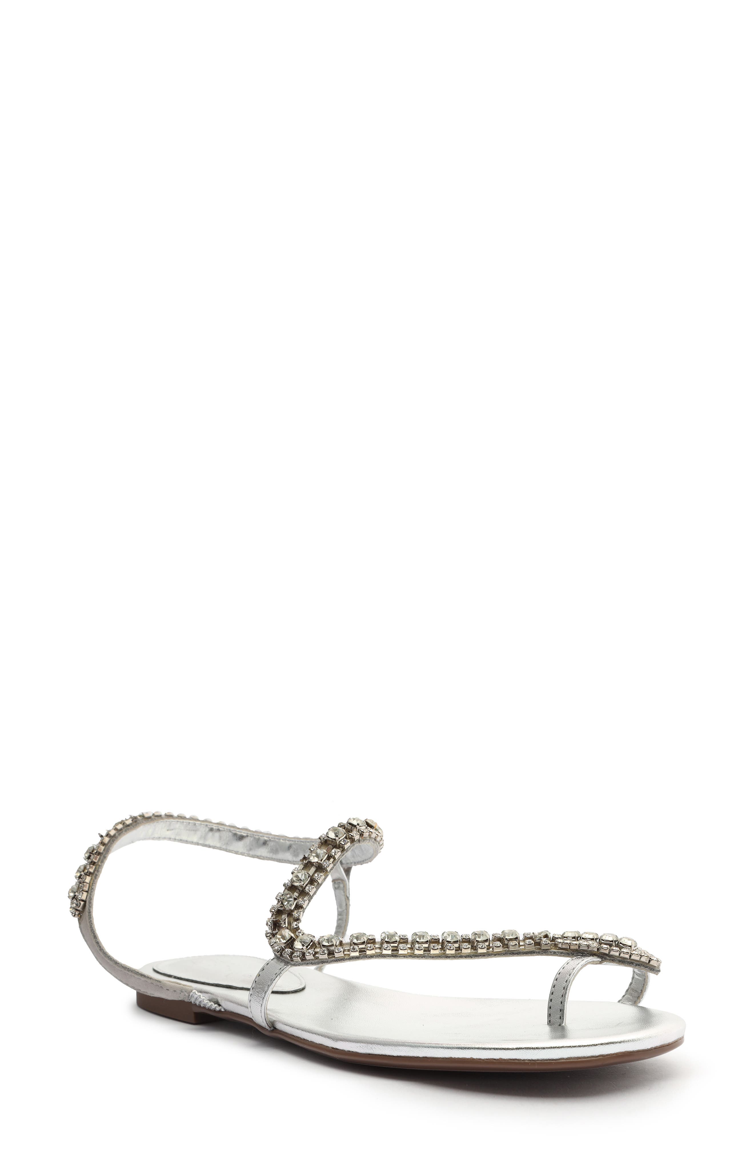 schutz strappy flat sandals