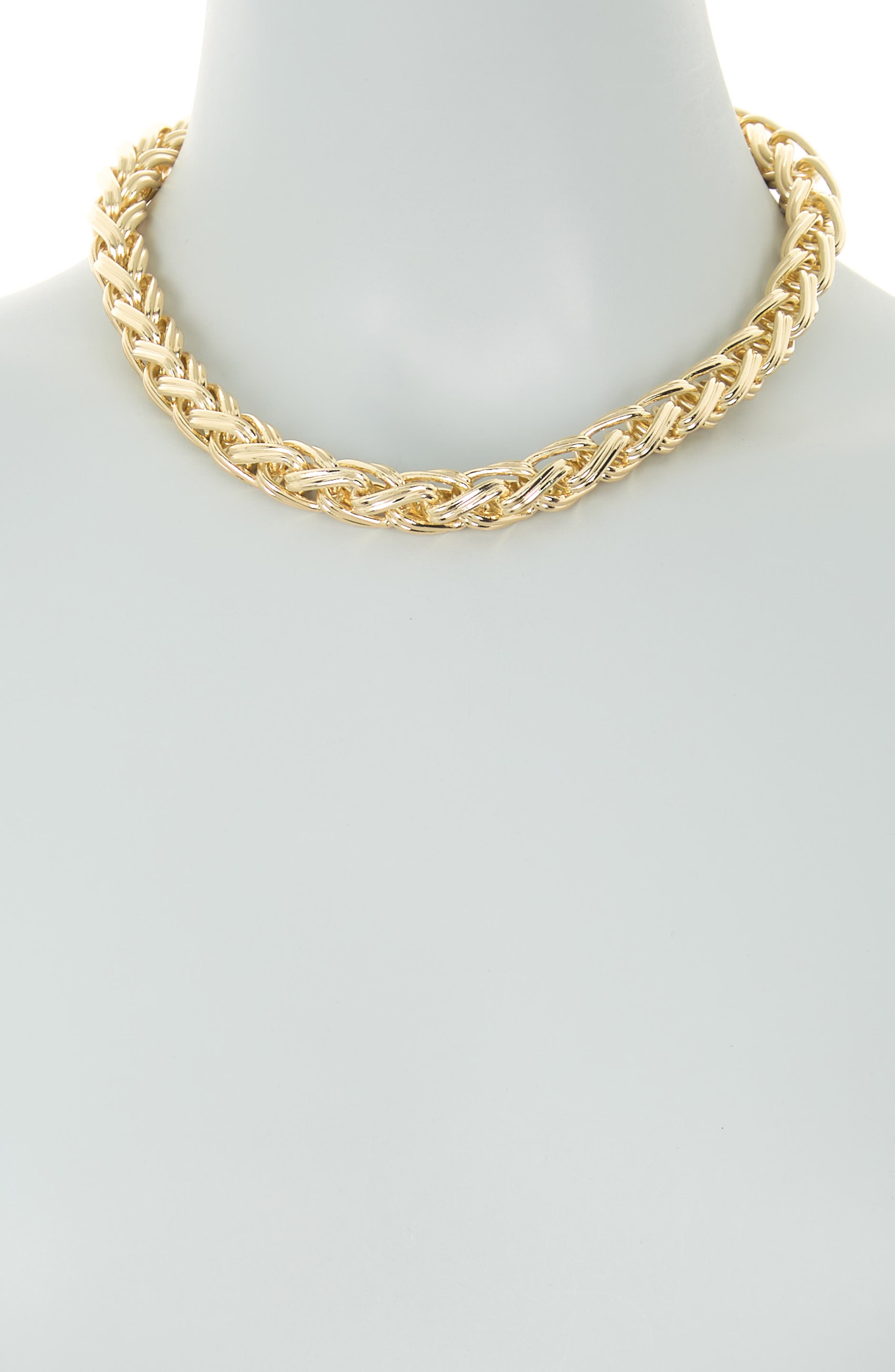 NORDSTROM RACK Statement Wheat Chain Collar Necklace Nordstromrack