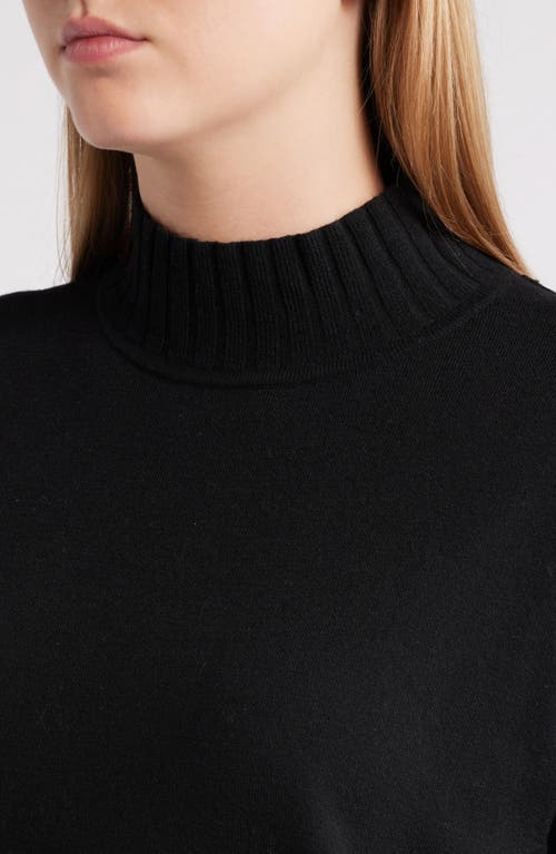 Shop Caslonr Caslon(r) Mock Neck Tunic Sweater In Black