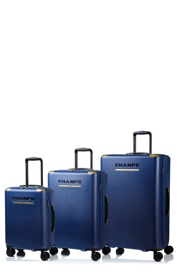 CHAMPS CHAMPS LUXE II 3-PIECE HARDSIDE SPINNER SUITCASES 