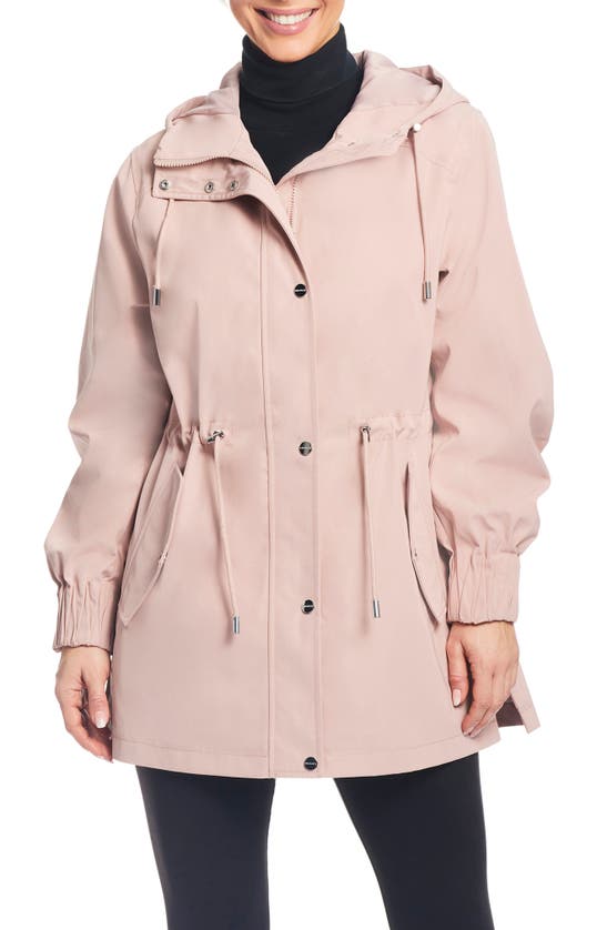 Sanctuary Touch Rain Jacket In Misty Pink