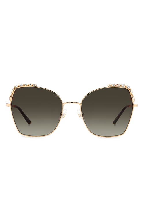 Carolina Herrera 59mm Square Sunglasses In Black