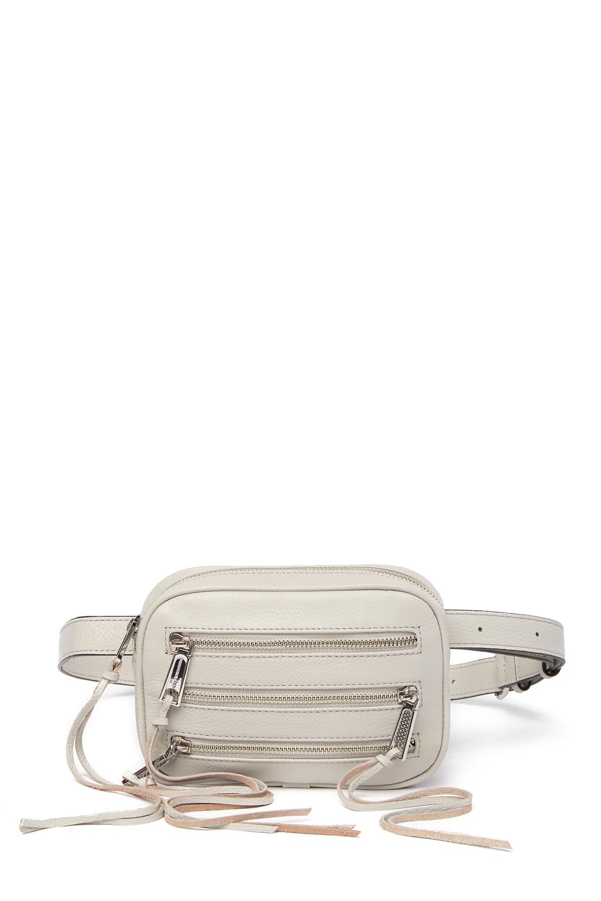rebecca minkoff 3 zip leather belt bag