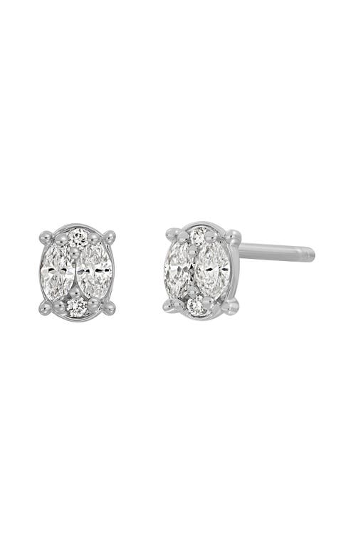 Bony Levy Mika Diamond Stud Earrings In 18k White Gold