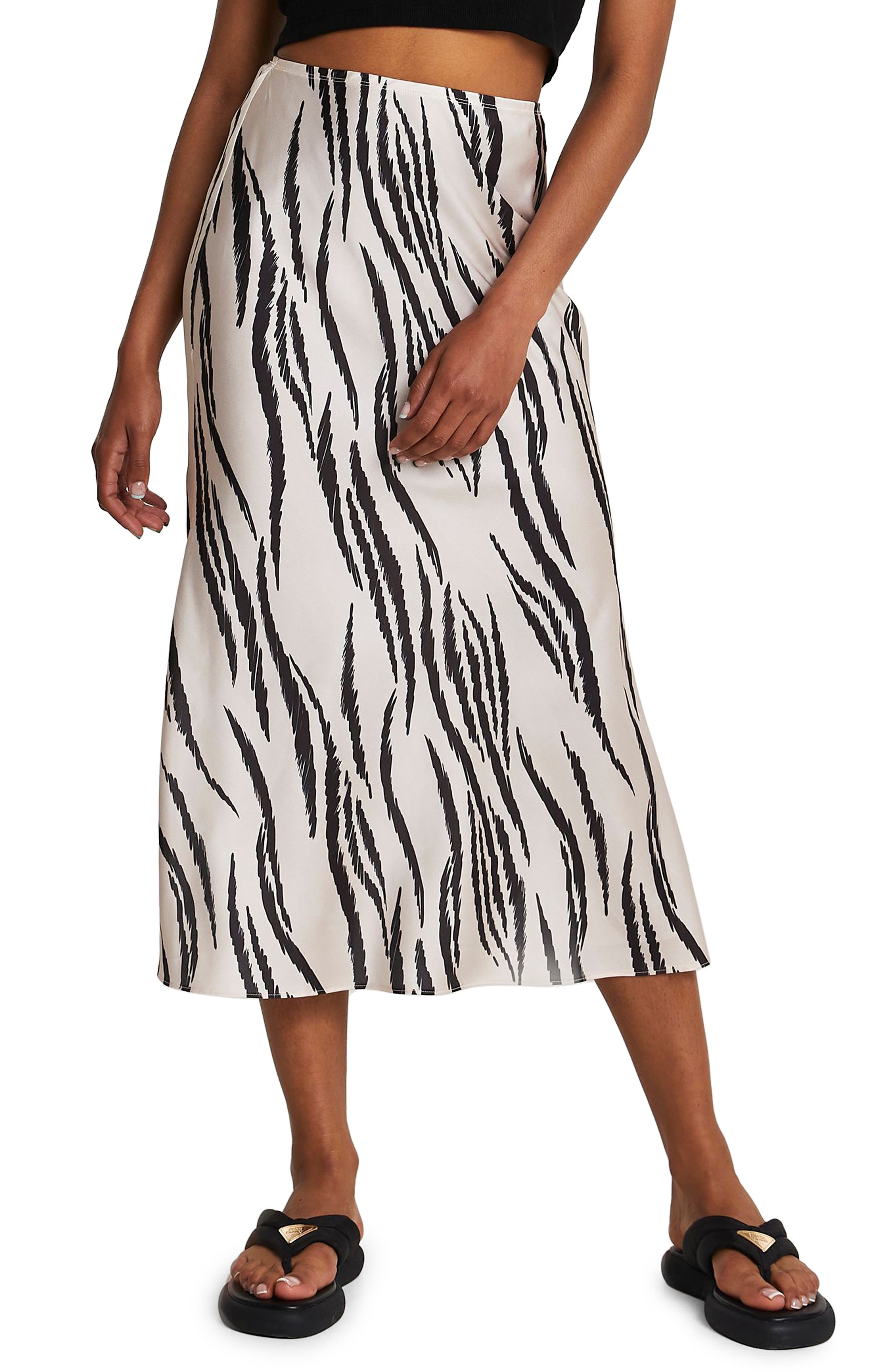 river island white paperbag skirt