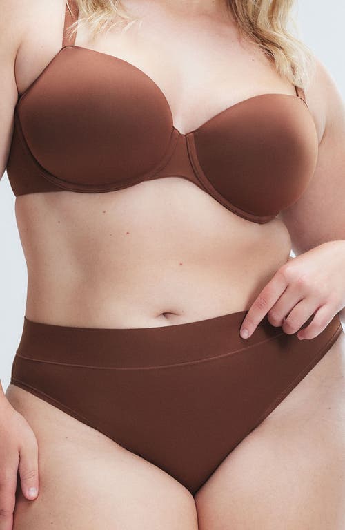 Savage X Fenty Soft N' Savage Cheeky Panties In Brown Sugar Nude