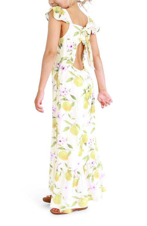 Belle & Bloom Sunset Sakura Maxi Dress In Sakura Orchard