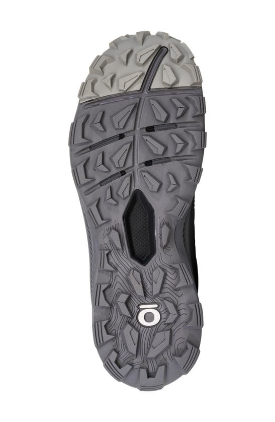 Oboz Katabatic Low Hiking Sneaker In Dark Mineral