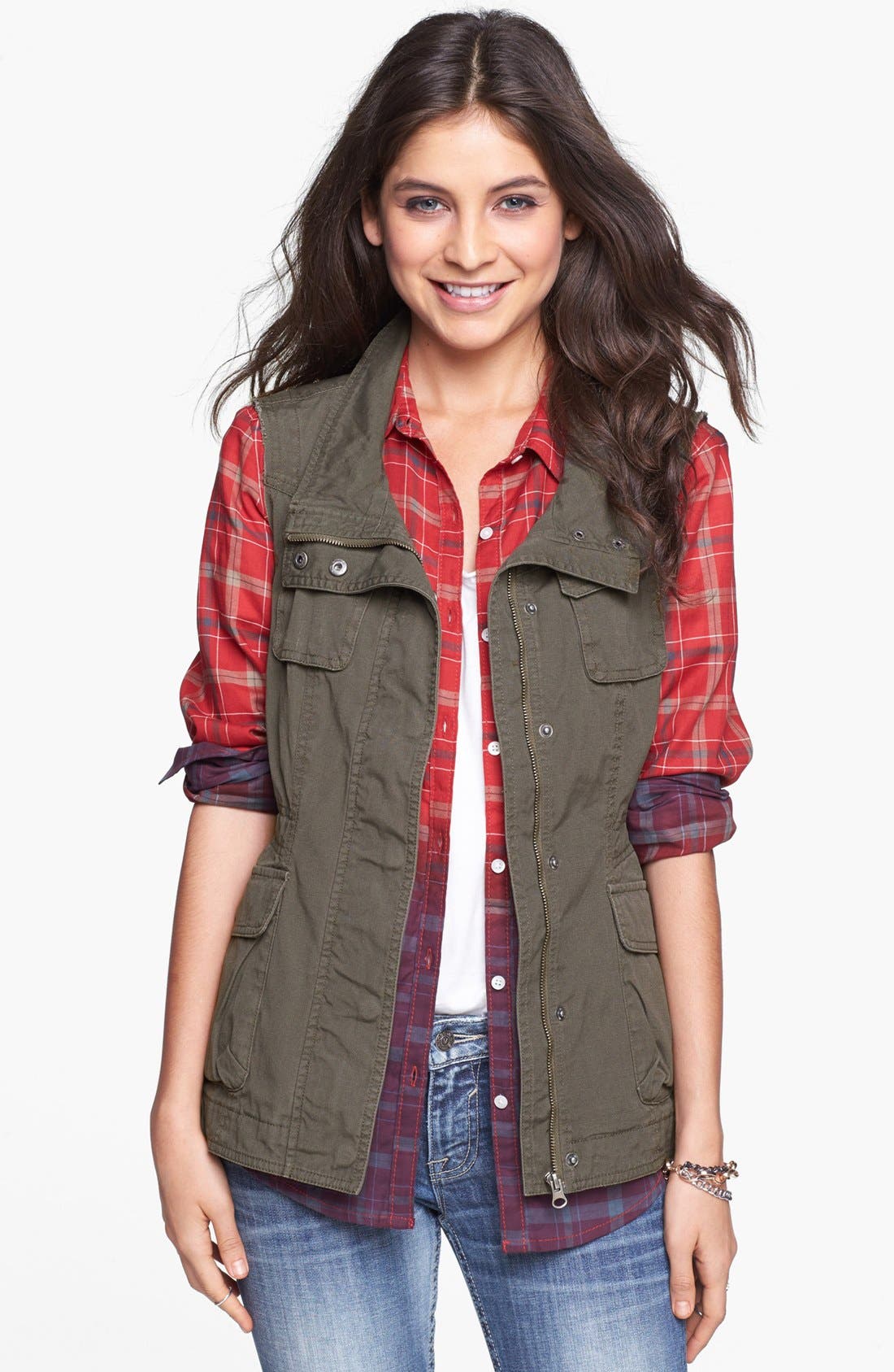 Sashimi Utility Vest (Juniors) Nordstrom