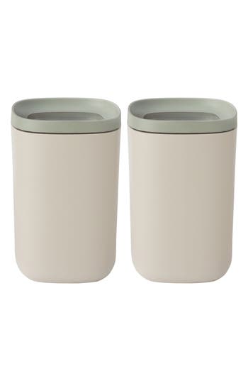 Berghoff Leo Balance 2-piece Large Covered Food Container Set In Grey