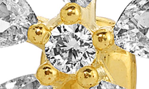 Eye Candy Los Angeles Milan Cubic Zirconia Drop Earrings In Gold
