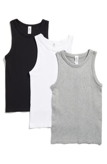 90 Degree By Reflex 3-pack Seamless Tank Tops In Multi