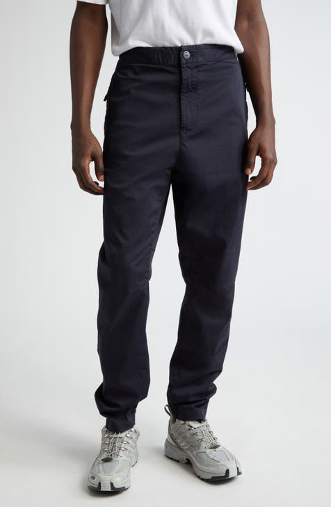 STONE ISLAND Slim-Fit Garment-Dyed Cotton-Blend Twill Cargo Trousers for  Men
