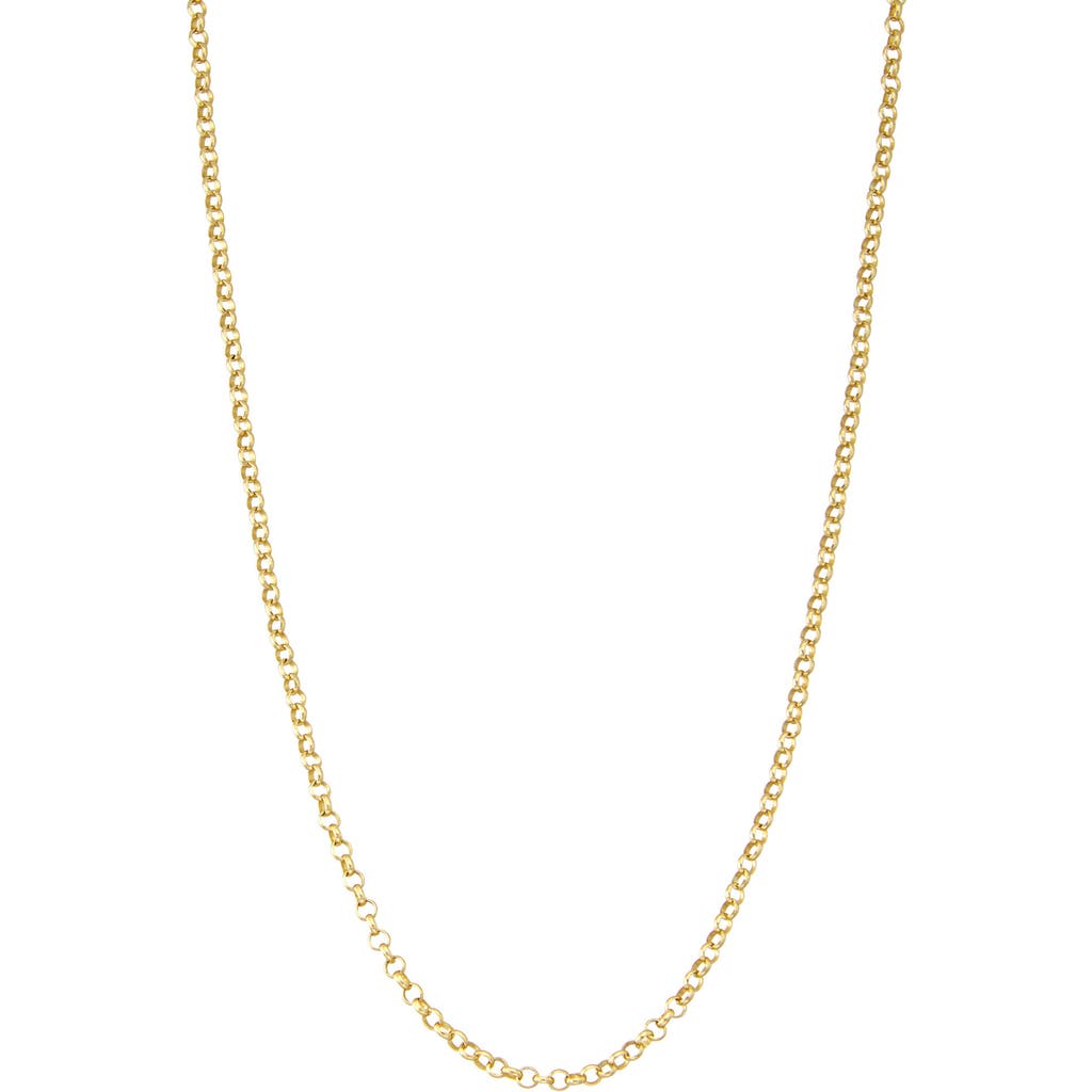 Fzn Rolo Chain Necklace In Gold