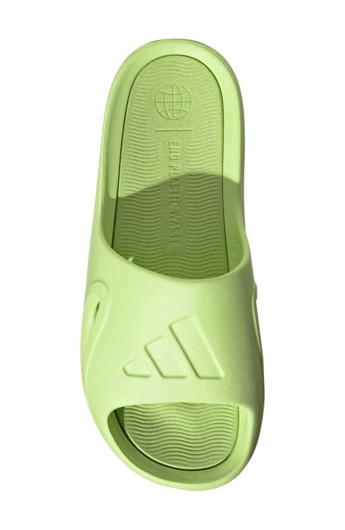 Shop Adidas Originals Adidas Adicane Slide Sandal In Lime/lime/lime