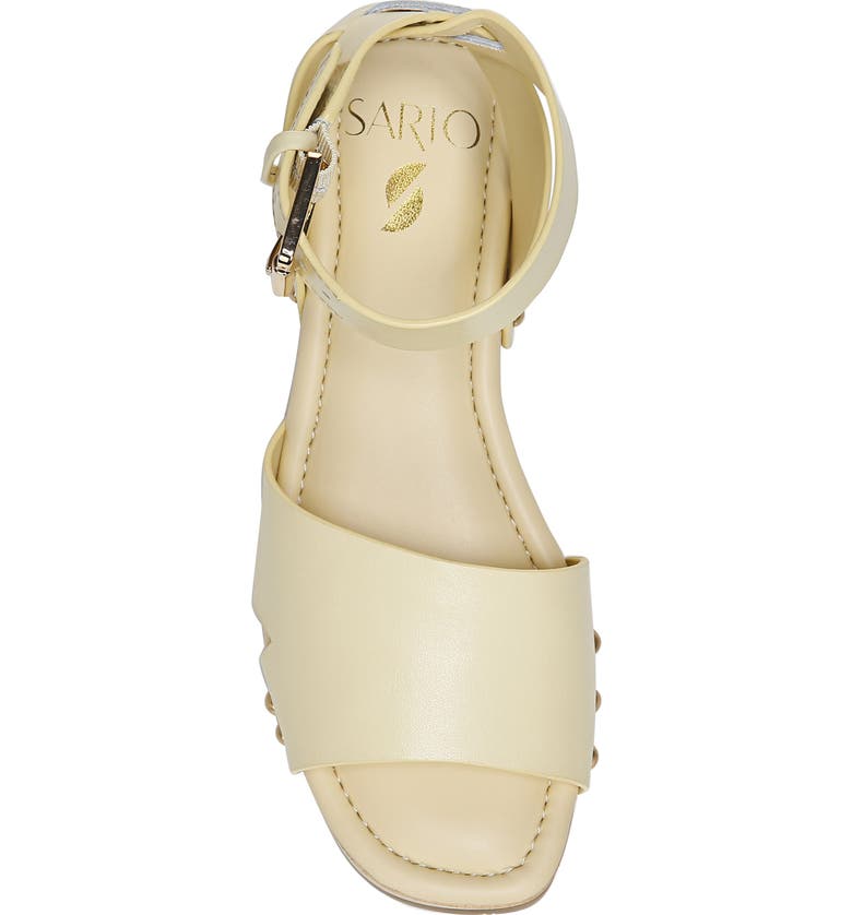 SARTO BY FRANCO SARTO Sista Platform Wedge Sandal, Main, color, LEMONADE