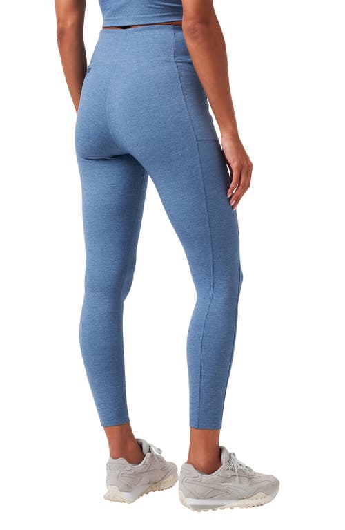 Travismathew Where It Counts Pocket Leggings In Heather Copen Blue