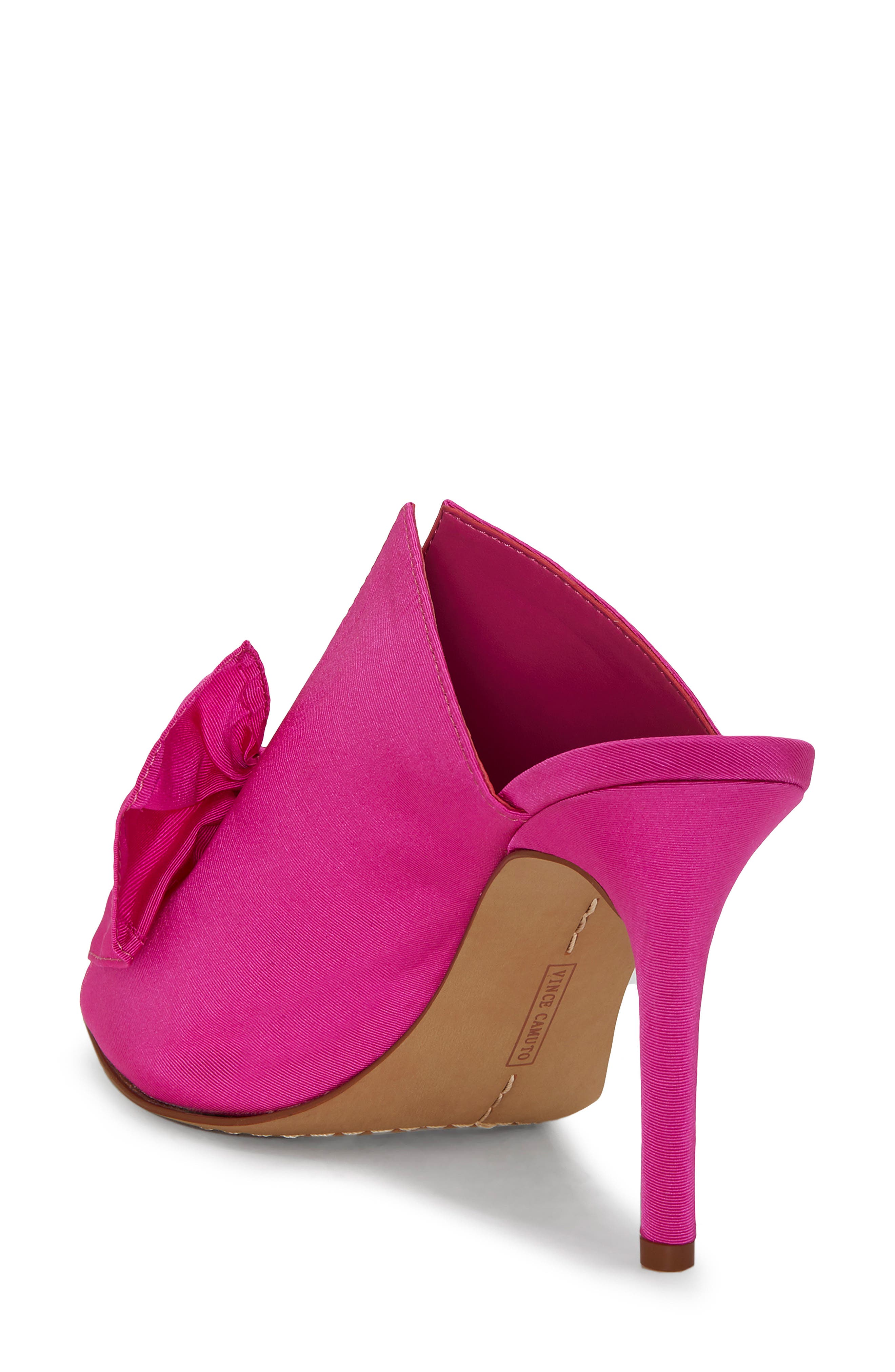 vince camuto pink mules