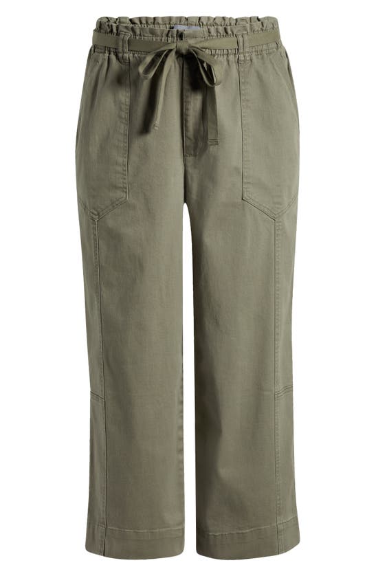 Shop Wit & Wisdom Skyrise Paperbag Waist Ankle Pants In Laurel Oak