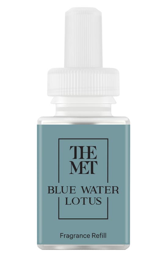 Pura X The Met Egyptian Sandalwood Diffuser Fragrance Refill In Blue Water Lotus