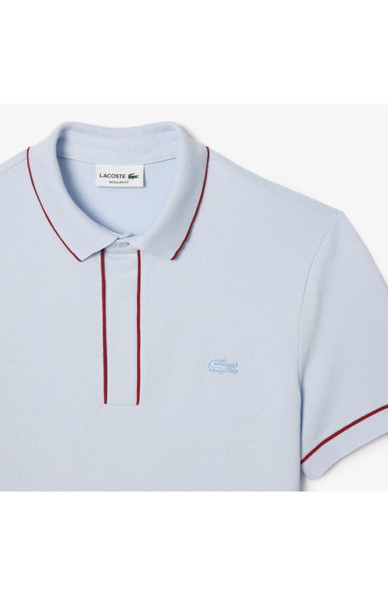 Lacoste Regular-fit Paris Stretch Piqu¿ Polo Shir In J2g Phoenix