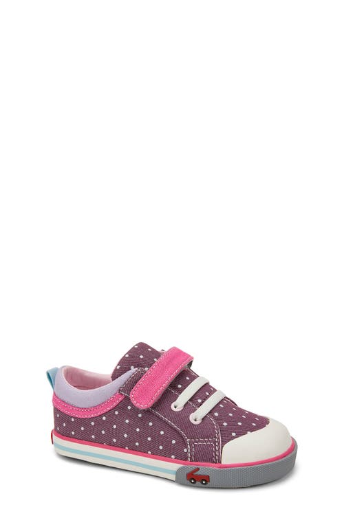 See Kai Run Kristin Sneaker in Purple/Dots at Nordstrom, Size 5 M