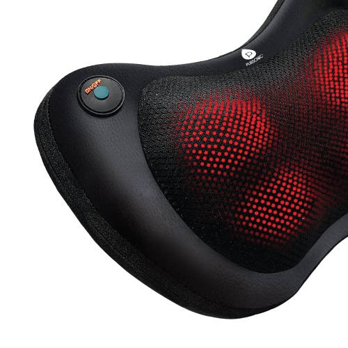 Pursonic Shiatsu Heating Neck & Back Massager In Black