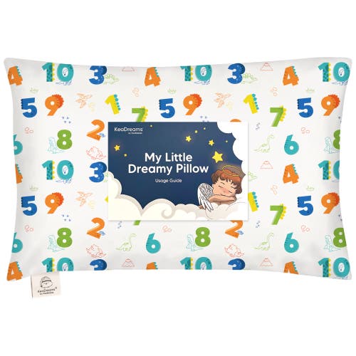 Keababies Toddler Pillow With Pillowcase In White