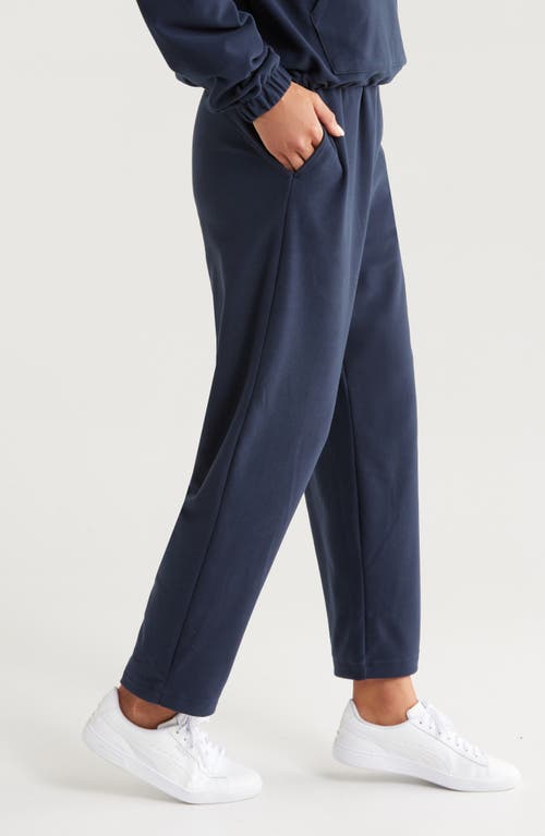 Zella Micro Fleece Joggers In Navy Sapphire
