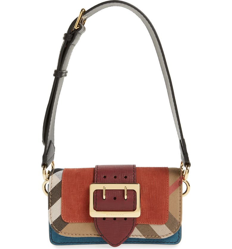 Burberry 'Small Belt Bag' Embossed Leather Convertible Shoulder Bag ...