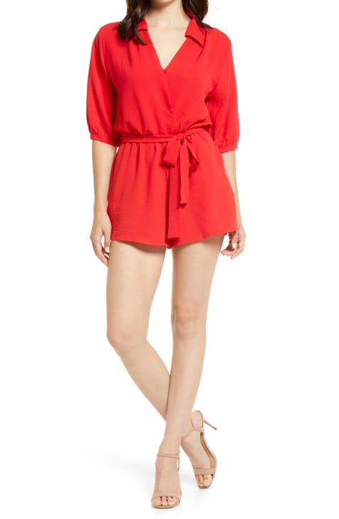 Rasende Gepard svag Red Jumpsuits & Rompers for Women | Nordstrom