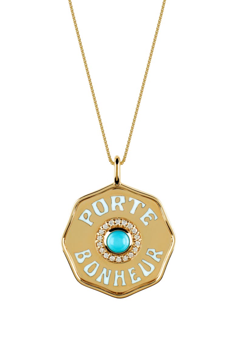 Marlo Laz Porte Bonheur Mini Coin Pendant Necklace Nordstrom