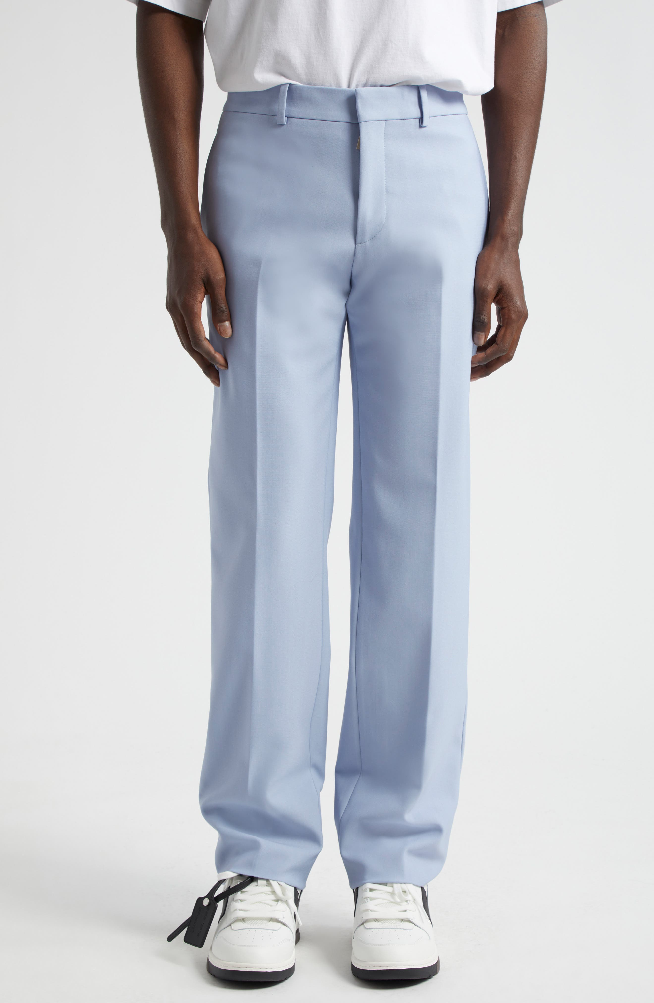 Off-White straight-leg trousers - Grey