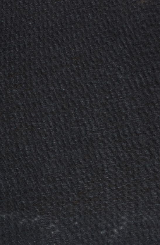 Vince Relaxed Linen Crewneck T-shirt In Coastal