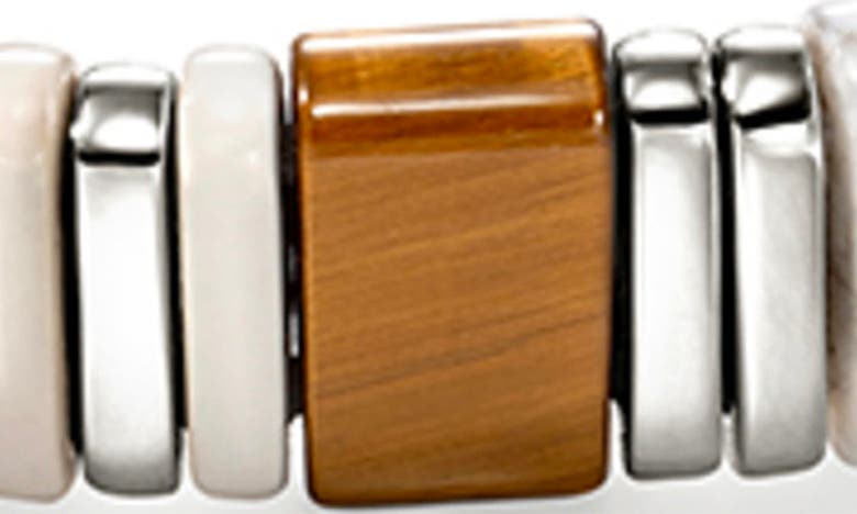 Shop John Hardy Colorblock Sterling Silver Bracelet In Brown