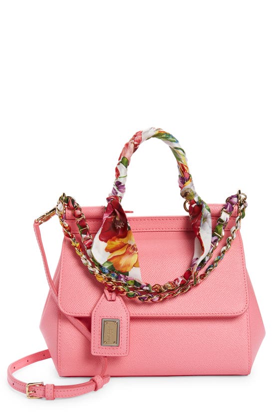 Sicily Small Handbag - Dolce & Gabbana - Cyclamen - Leather