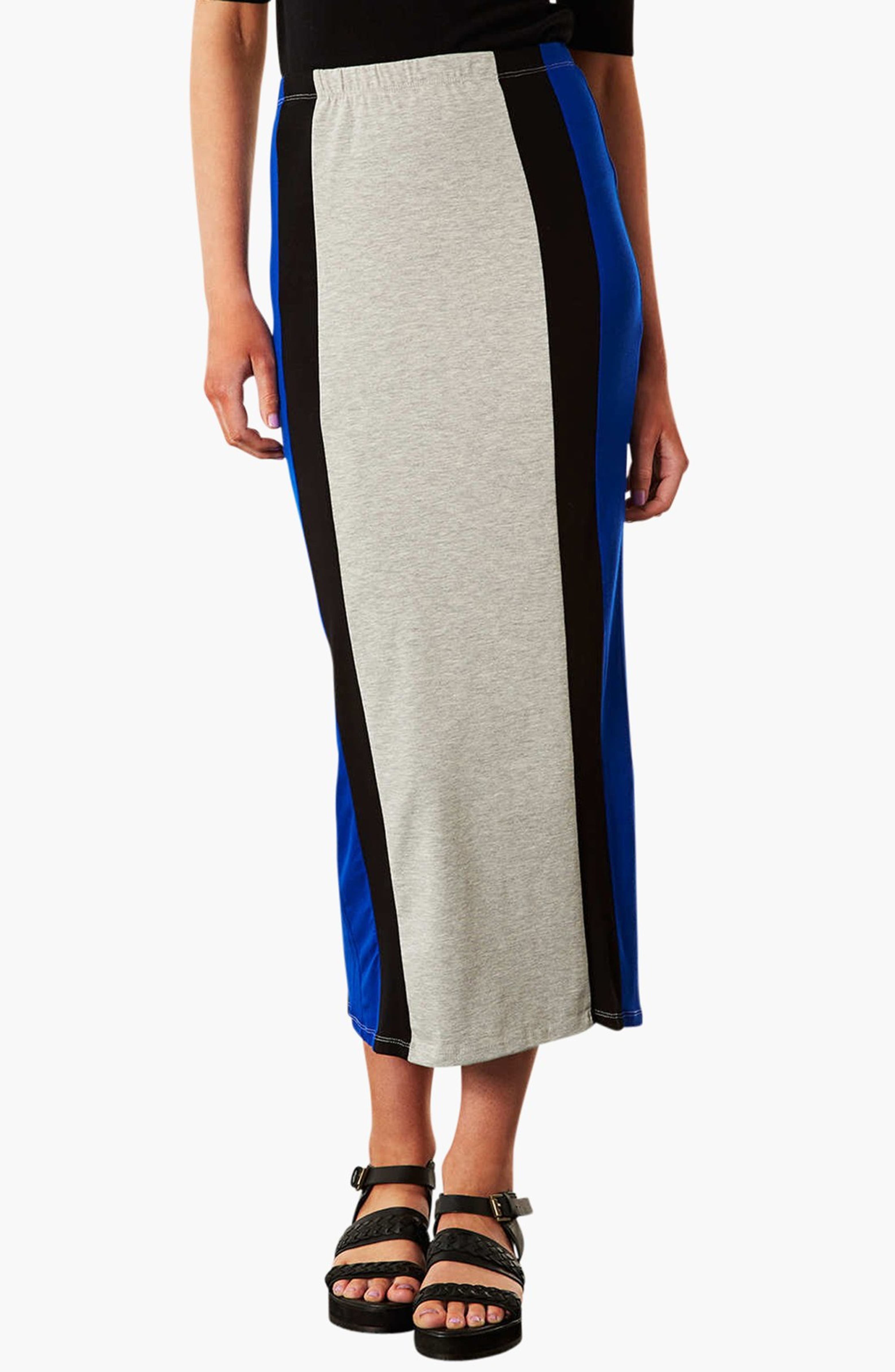 Topshop Side Stripe Maxi Skirt | Nordstrom