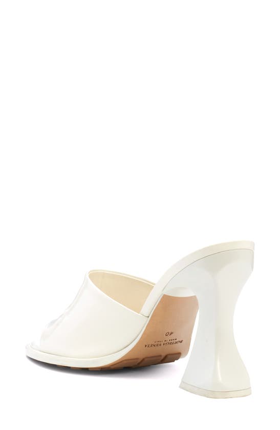 Bottega Veneta Cha-cha 100 Patent Leather Mules In White