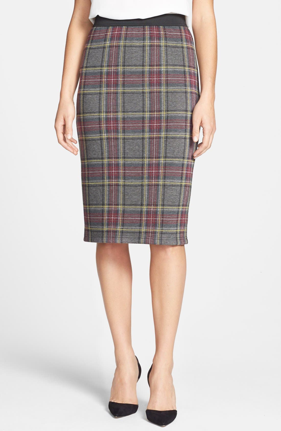 RD Style Plaid Midi Skirt Nordstrom