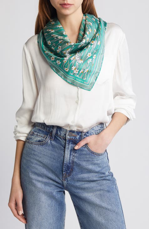 Women's Twill Scarves & Wraps