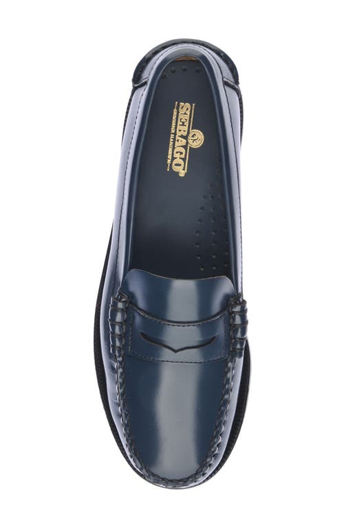 Shop Sebago Classic Dan Penny Loafer In Brilliant Blue