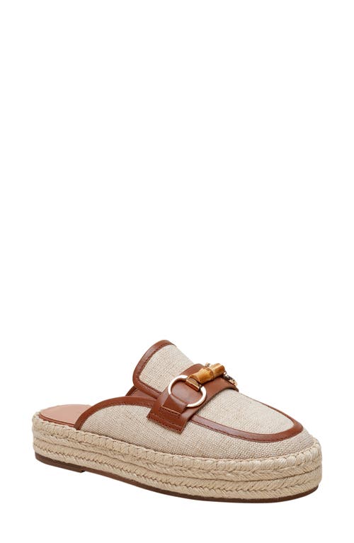 Linea Paolo Shiloh Mule In Natural/cognac
