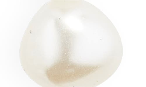 Shop Tasha Freshwater Pearl Linear Earrings In Pearl/white Iridescent