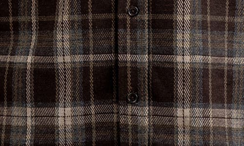 Shop Rainforest Fahnestock Brushed Flannel Button-up Shirt In Dark Brown