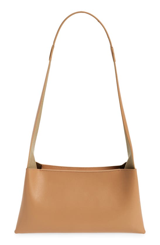 Shop Ree Projects Small Nessa Leather Shoulder Bag In Bronze