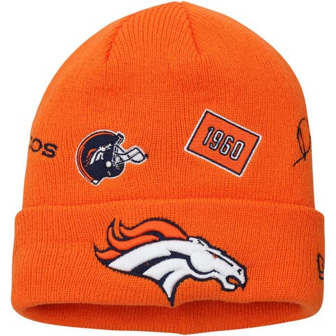 Denver Broncos New Era 2019 NFL Sideline Home Official 39THIRTY 1960s Flex  Hat - Orange