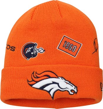 Denver broncos knit cap best sale