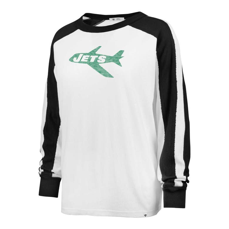 Shop 47 ' White New York Jets Premier Caribou Long Sleeve T-shirt