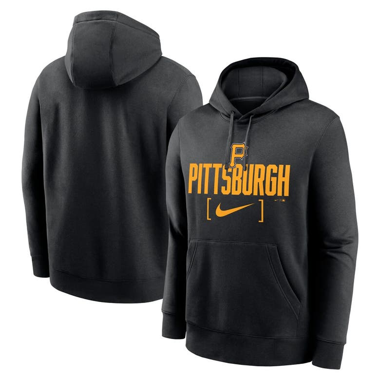 Shop Nike Black Pittsburgh Pirates Club Slack Pullover Hoodie