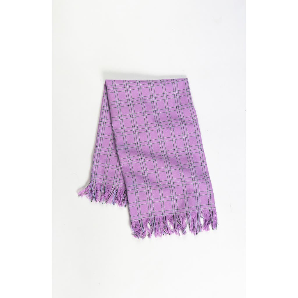 ARCHIVE NEW YORK ARCHIVE NEW YORK CHIAPAS PLAID HANDWOVEN COTTON KITCHEN TOWEL